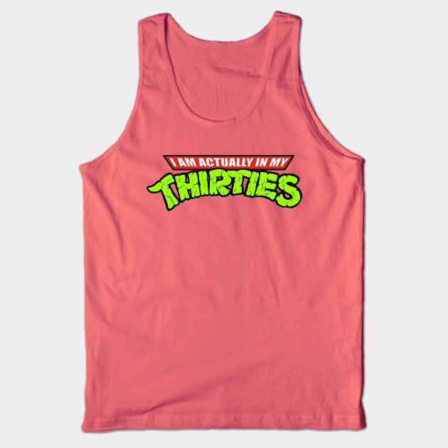 Teenage Mutant Ninja Thirties Tank Top by grungethemovie